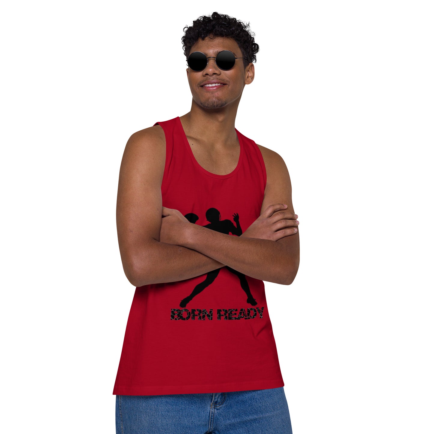 Born Ready Football tank top