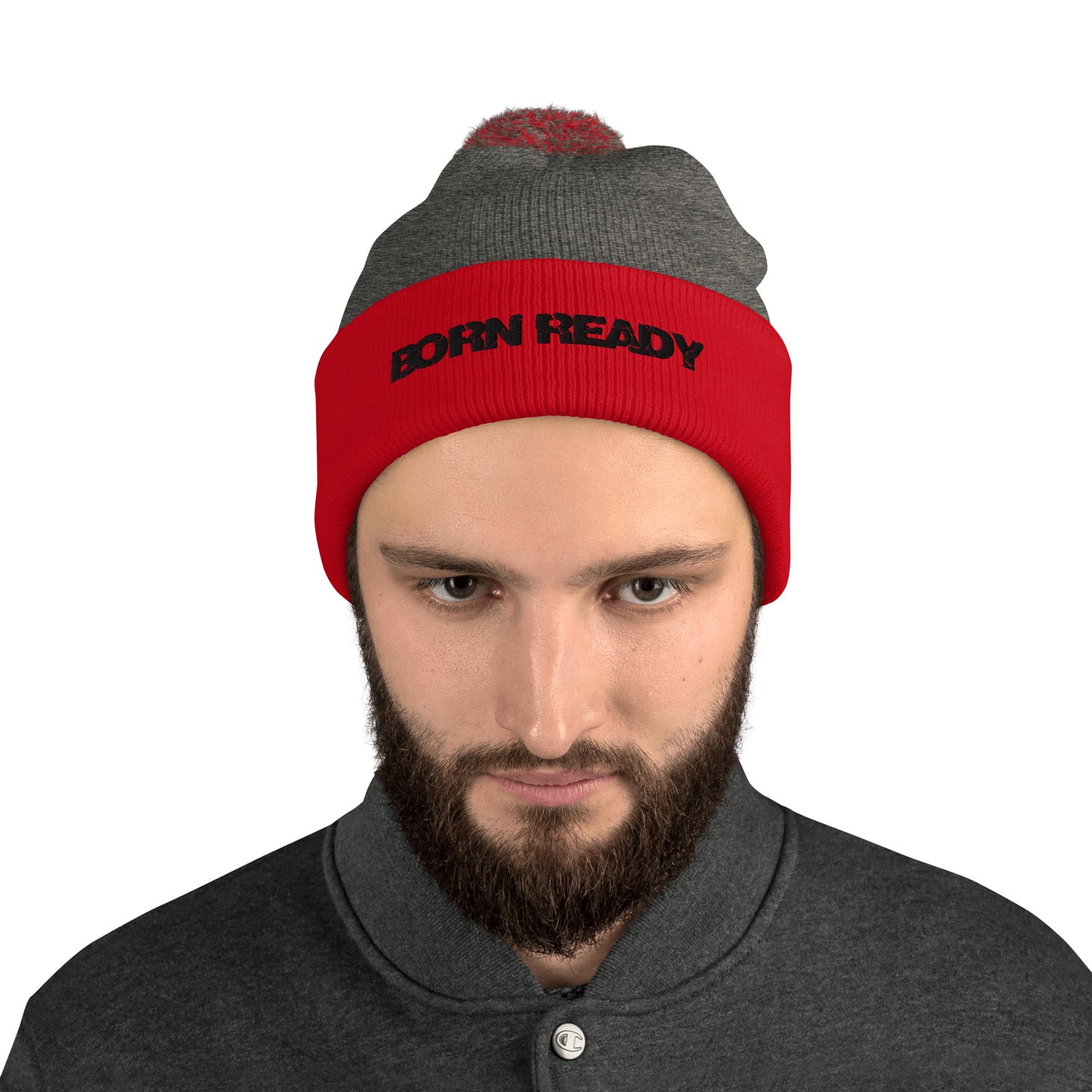 Born Ready Pom-Pom Beanie