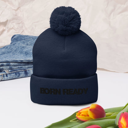 Born Ready Pom-Pom Beanie