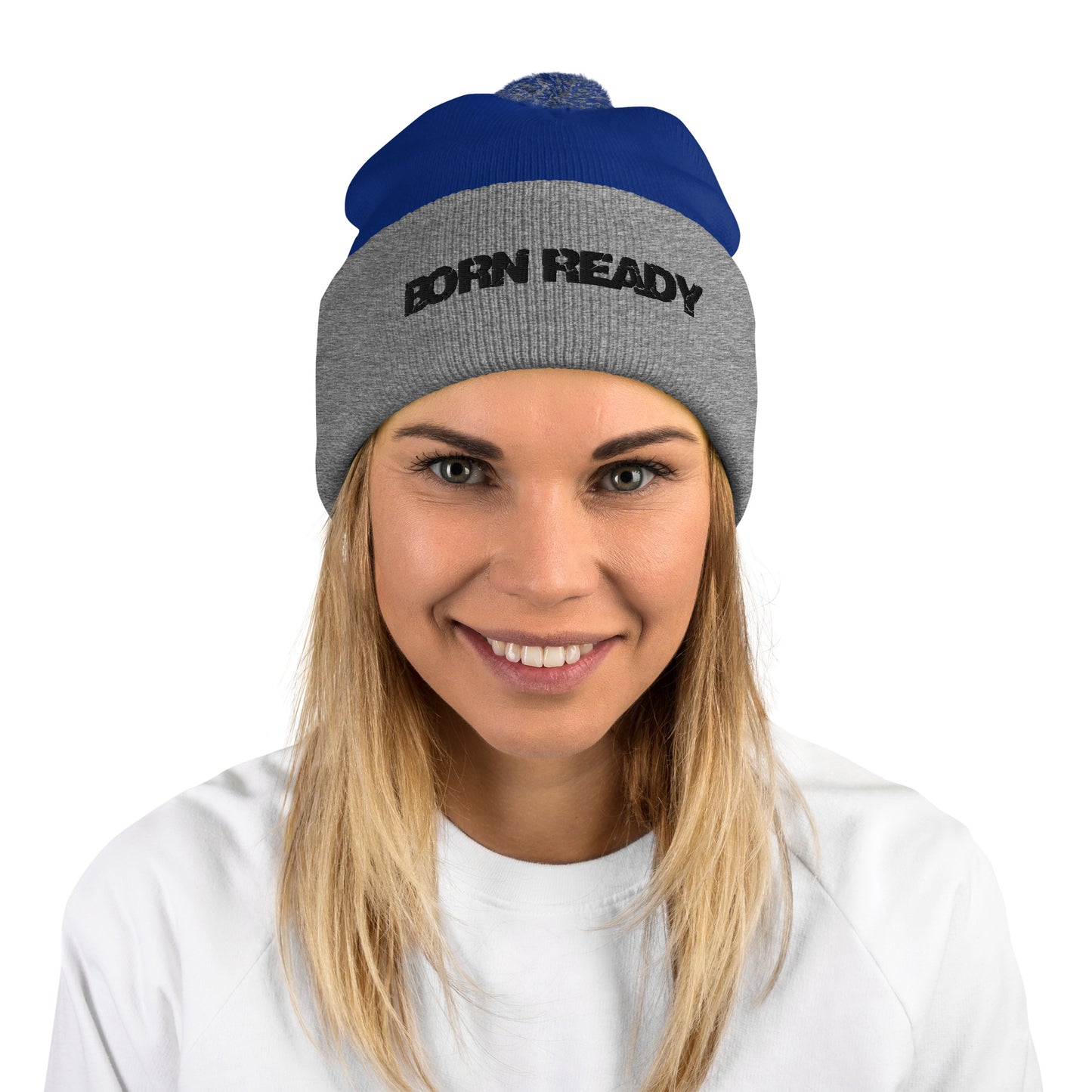 Born Ready Pom-Pom Beanie