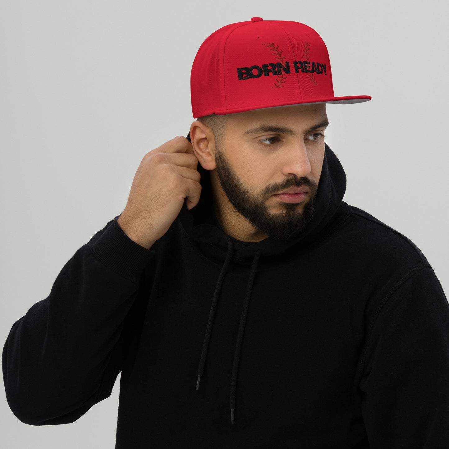 Born Ready Baseball Snapback Hat