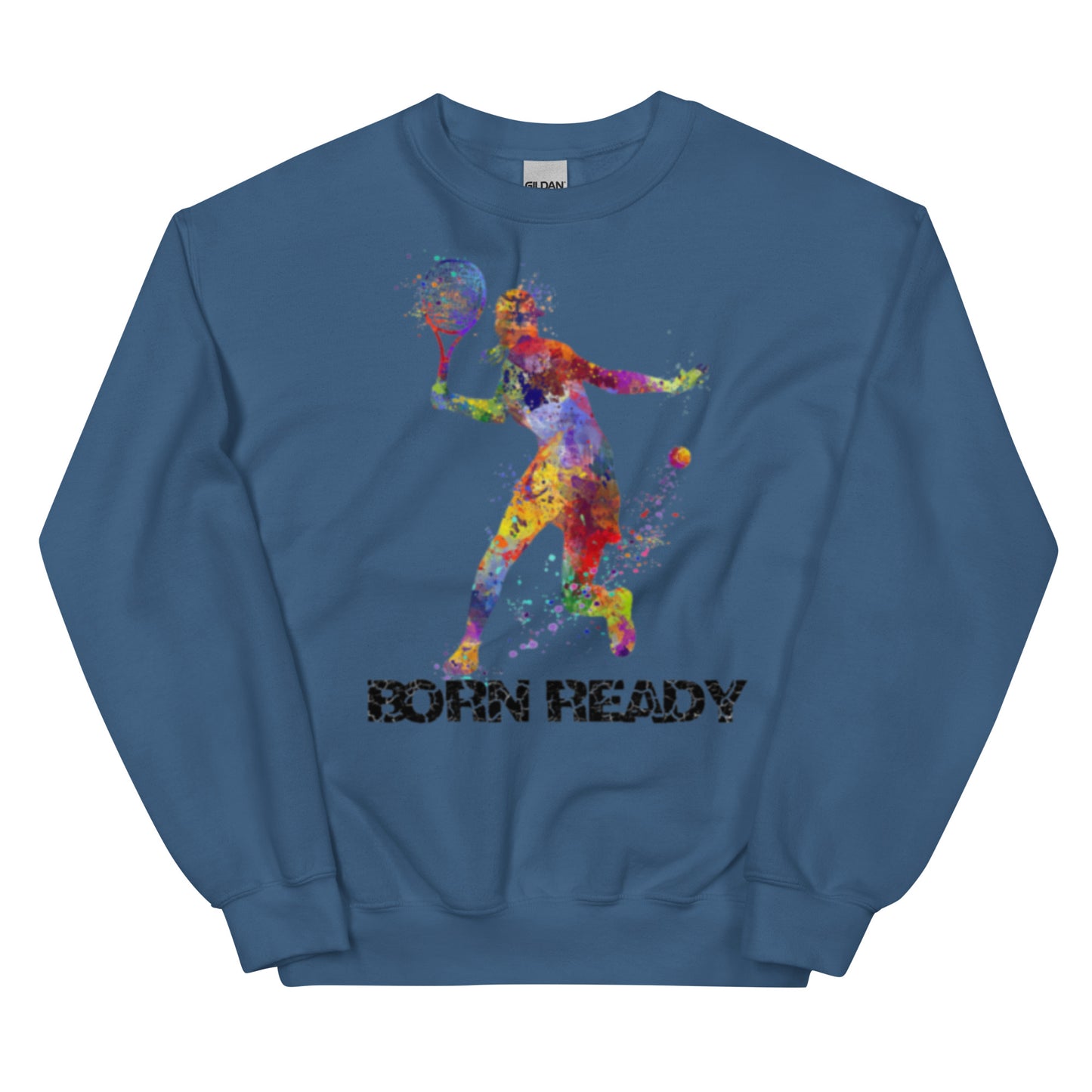 Womens Born Ready Tennis Sweatshirt