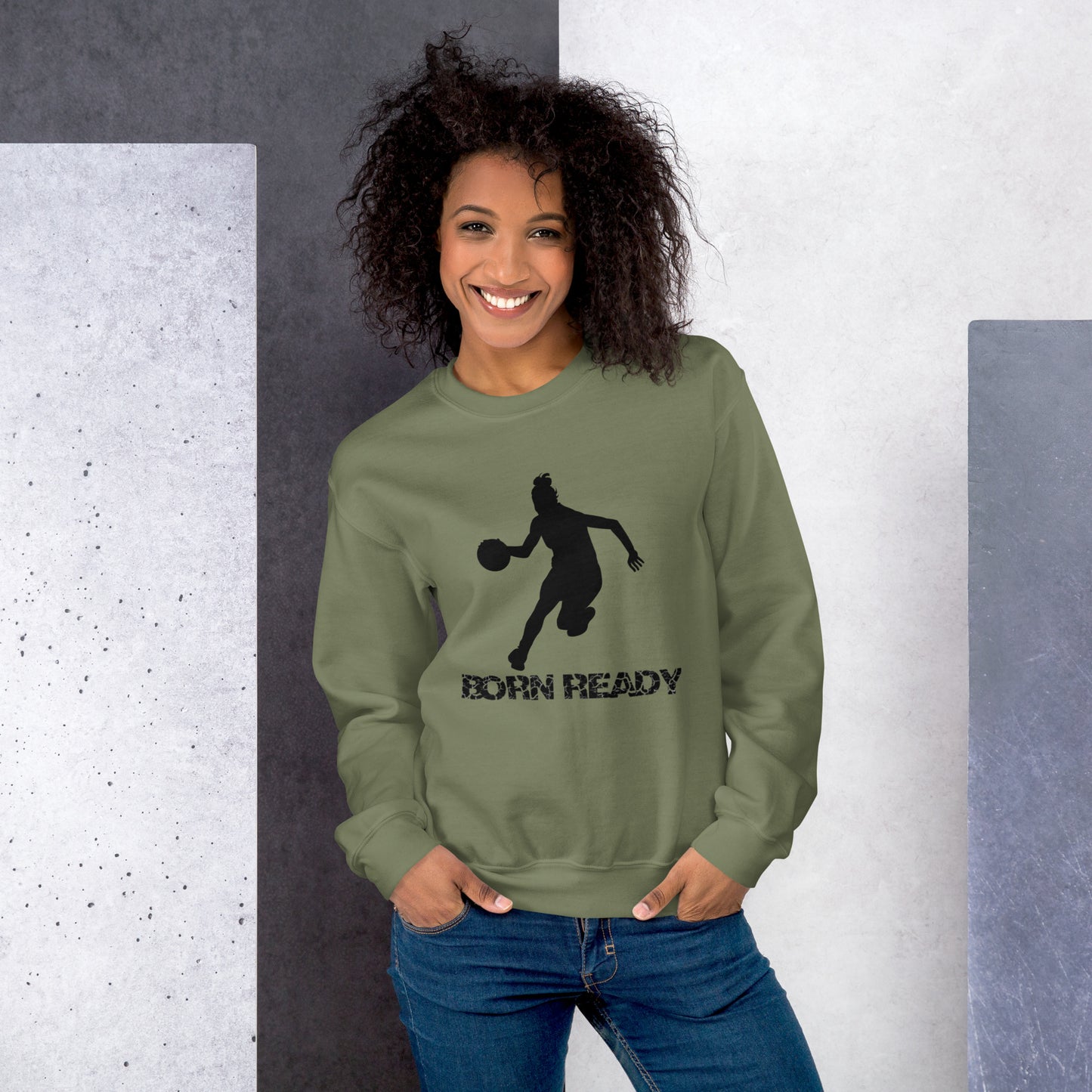 Born Ready Basketball Woman’s Sweatshirt