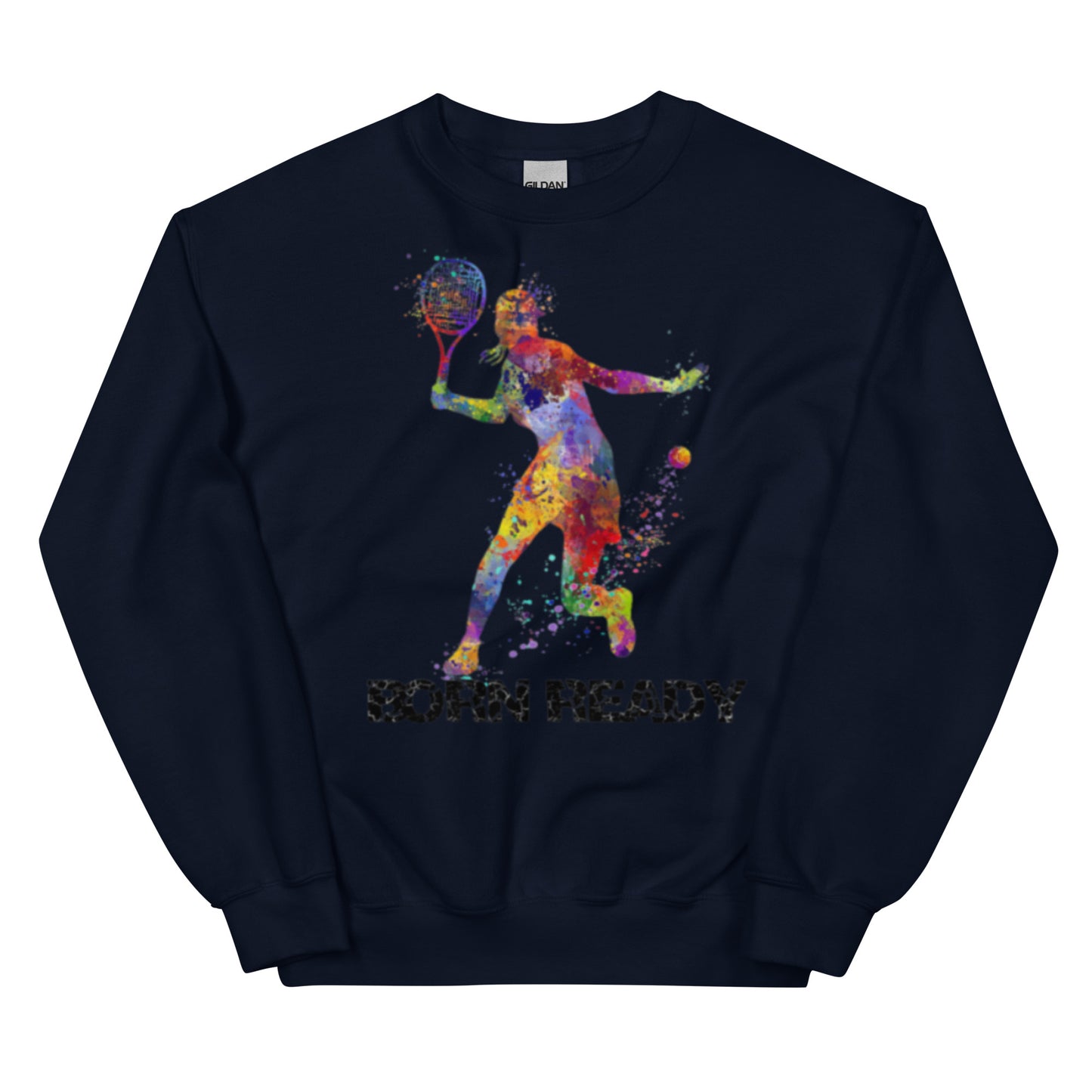 Womens Born Ready Tennis Sweatshirt