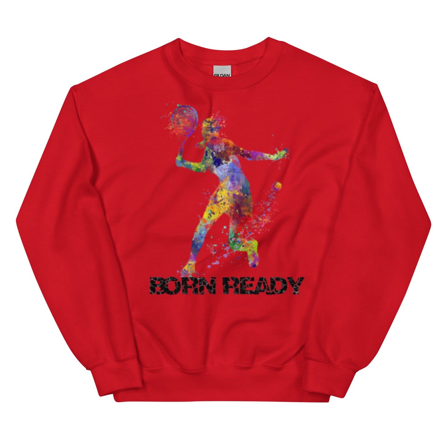 Womens Born Ready Tennis Sweatshirt