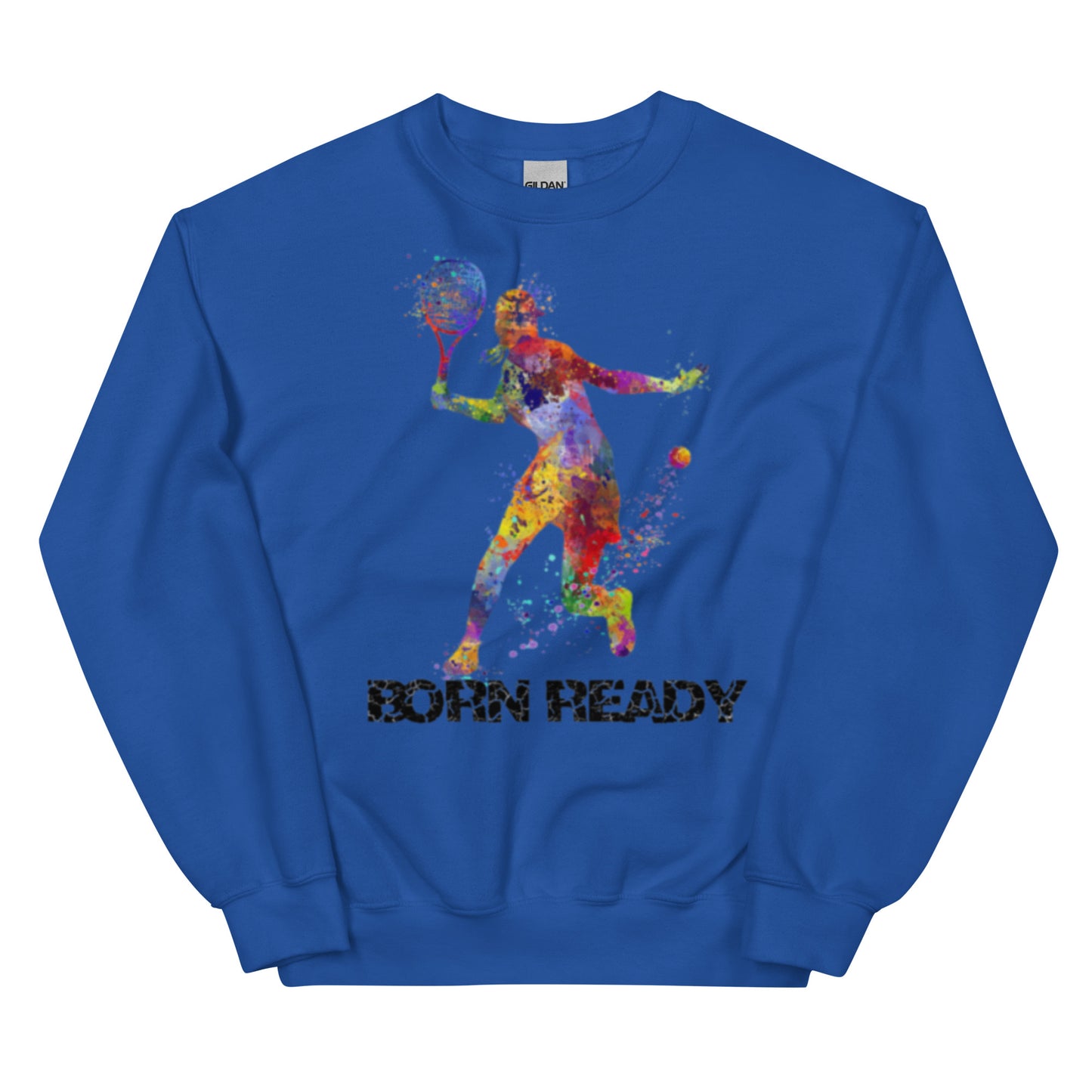 Womens Born Ready Tennis Sweatshirt