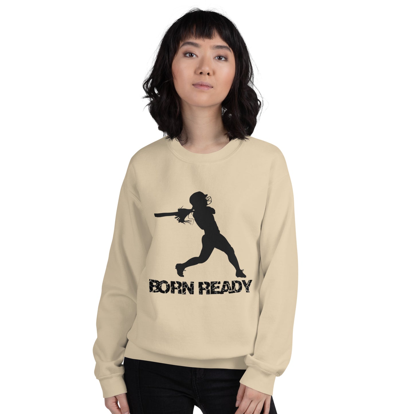 Born Ready Softball Sweatshirt