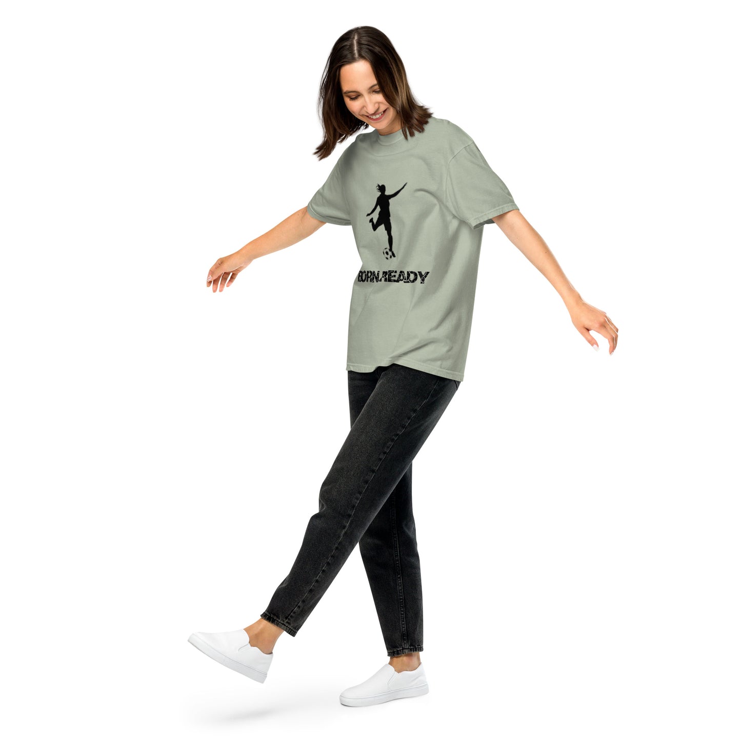 Born Ready Woman’s Soccer t-shirt