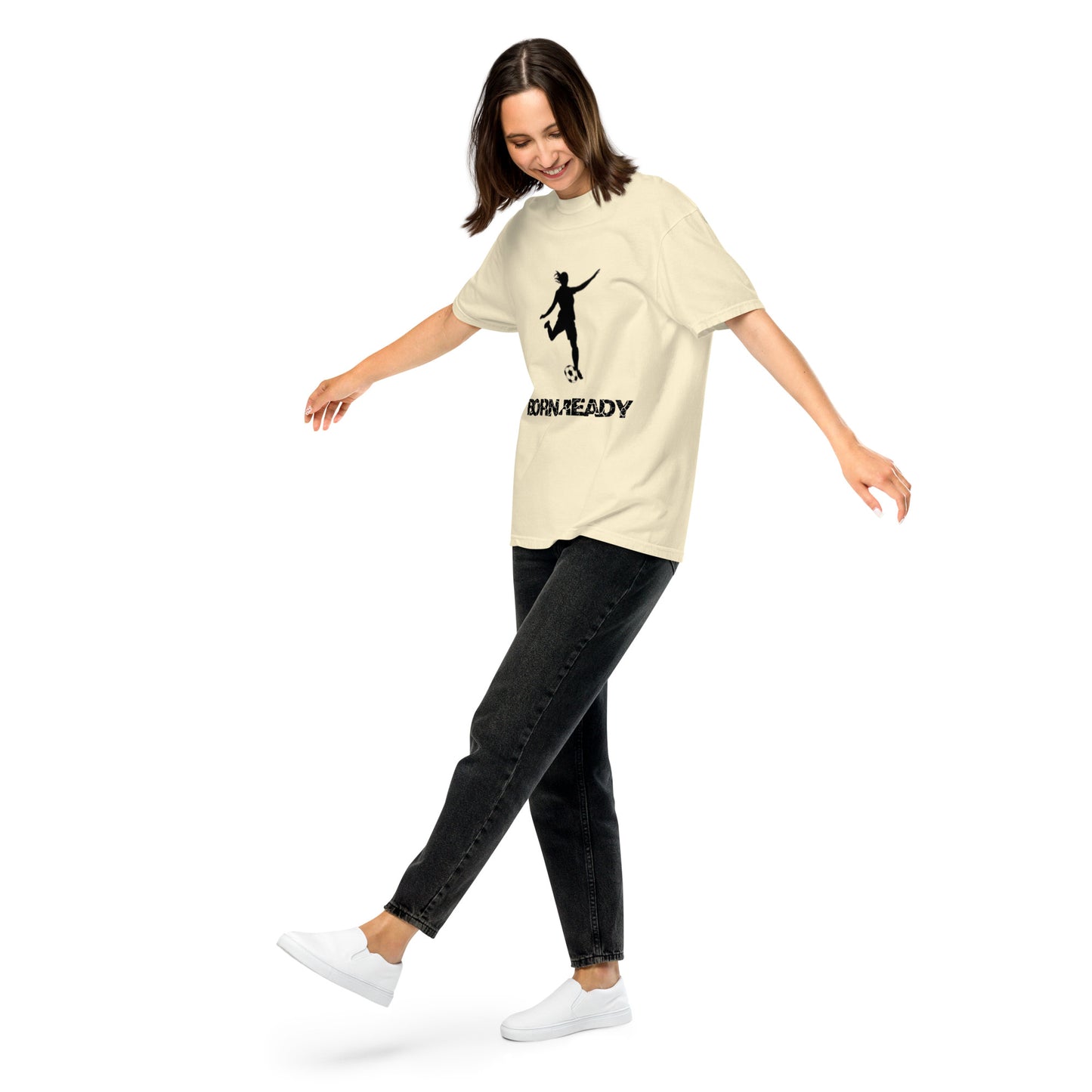 Born Ready Woman’s Soccer t-shirt