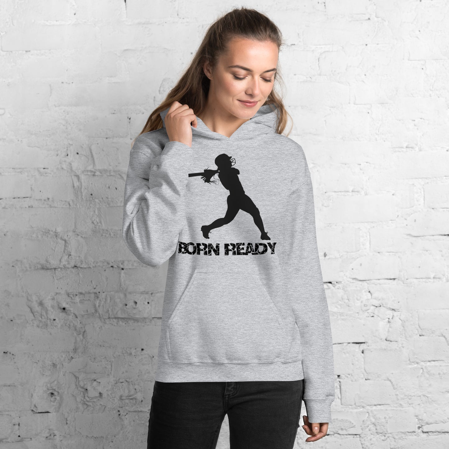 Born Ready Softball Hoodie