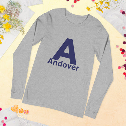 Andover Grey Long Sleeve Tee