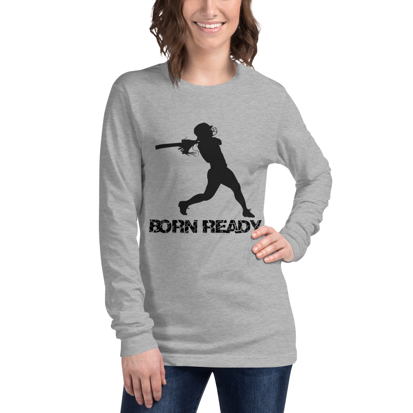 Born Ready Softball Long Sleeve Tee