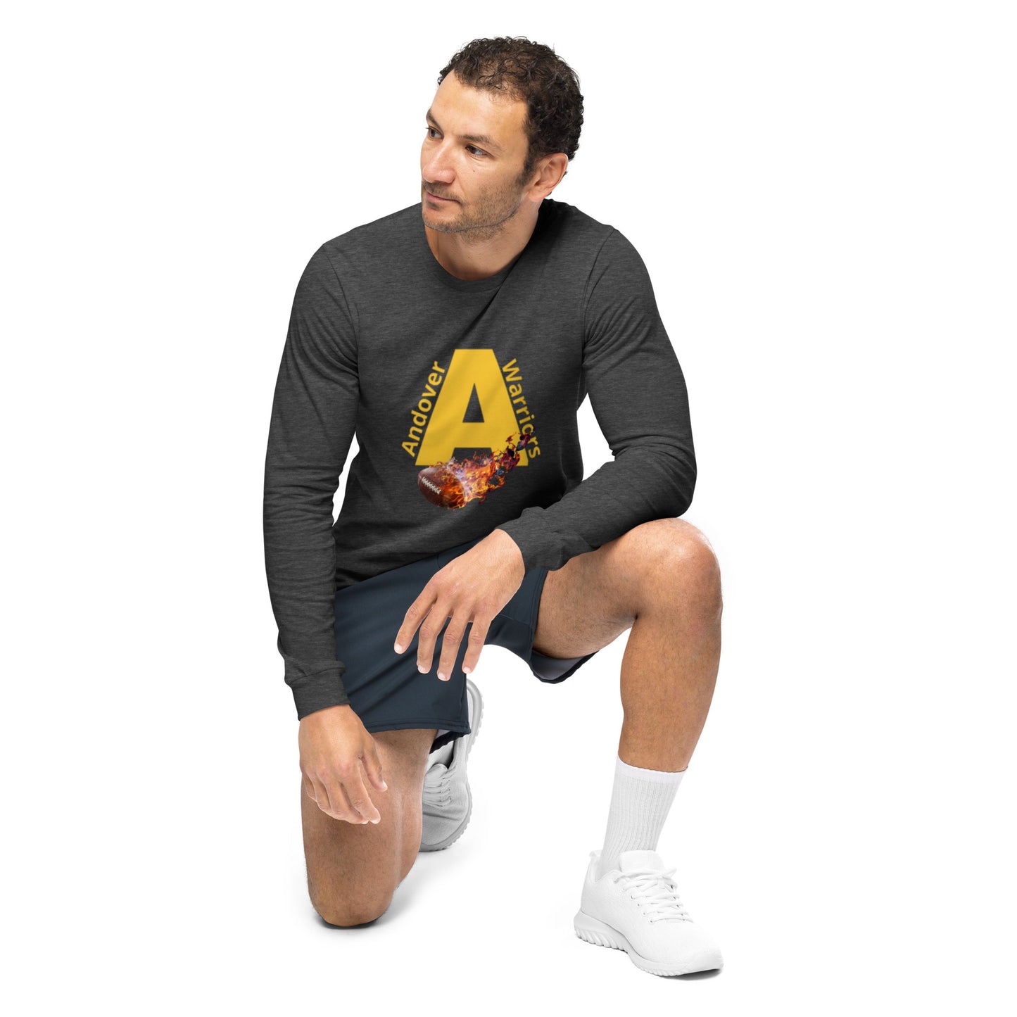 Warriors Football Long Sleeve Tee