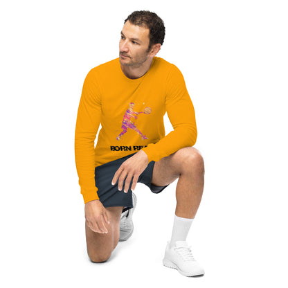 Mens Born Ready Tennis Long Sleeve Tee