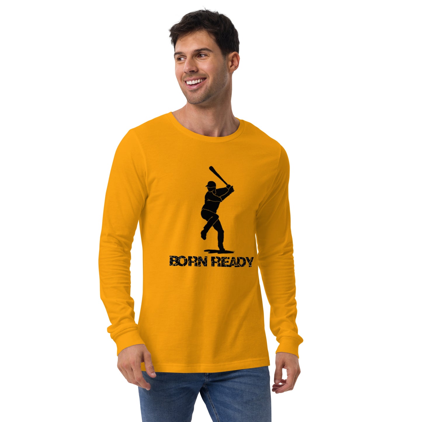 Born Ready Baseball Long Sleeve Tee