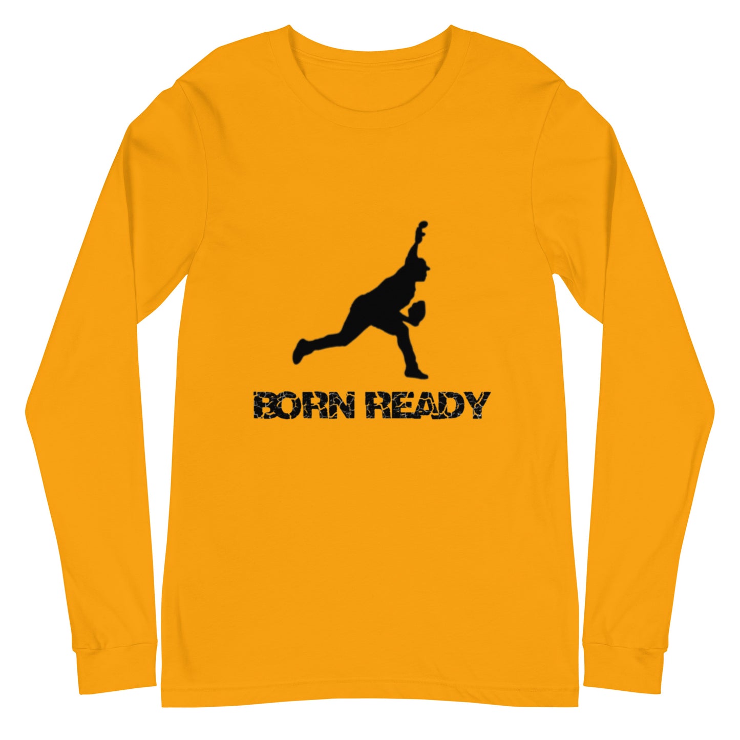 Born Ready Baseball Pitching Long Sleeve Tee