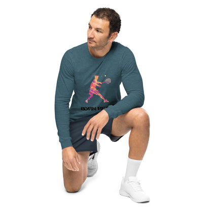 Mens Born Ready Tennis Long Sleeve Tee