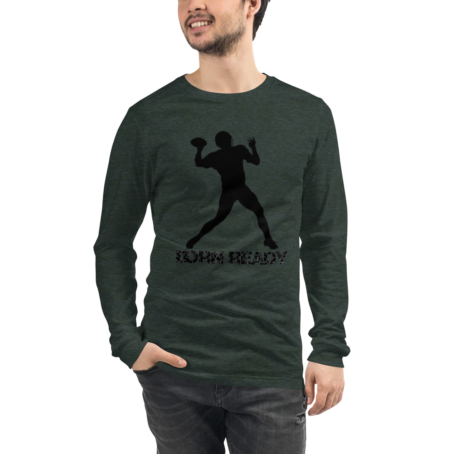 Born Ready Football Long Sleeve Tee