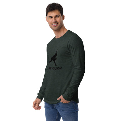 Born Ready Baseball Pitching Long Sleeve Tee