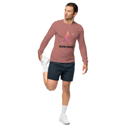 Mens Born Ready Tennis Long Sleeve Tee