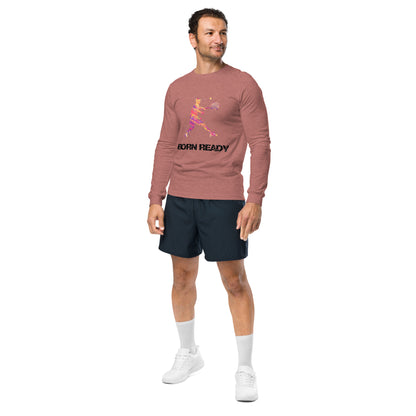 Mens Born Ready Tennis Long Sleeve Tee