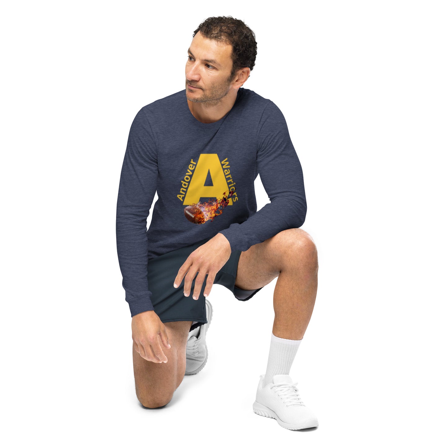 Warriors Football Long Sleeve Tee