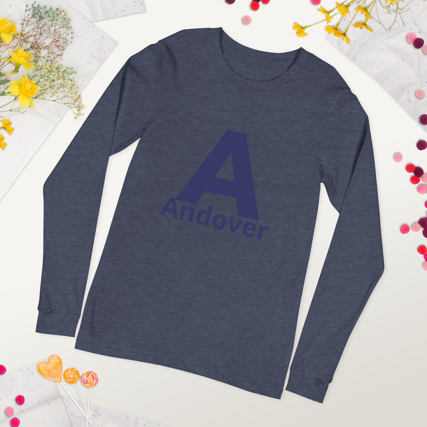 Andover Grey Long Sleeve Tee