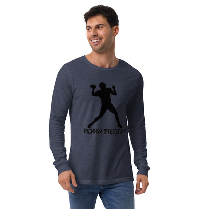 Born Ready Football Long Sleeve Tee