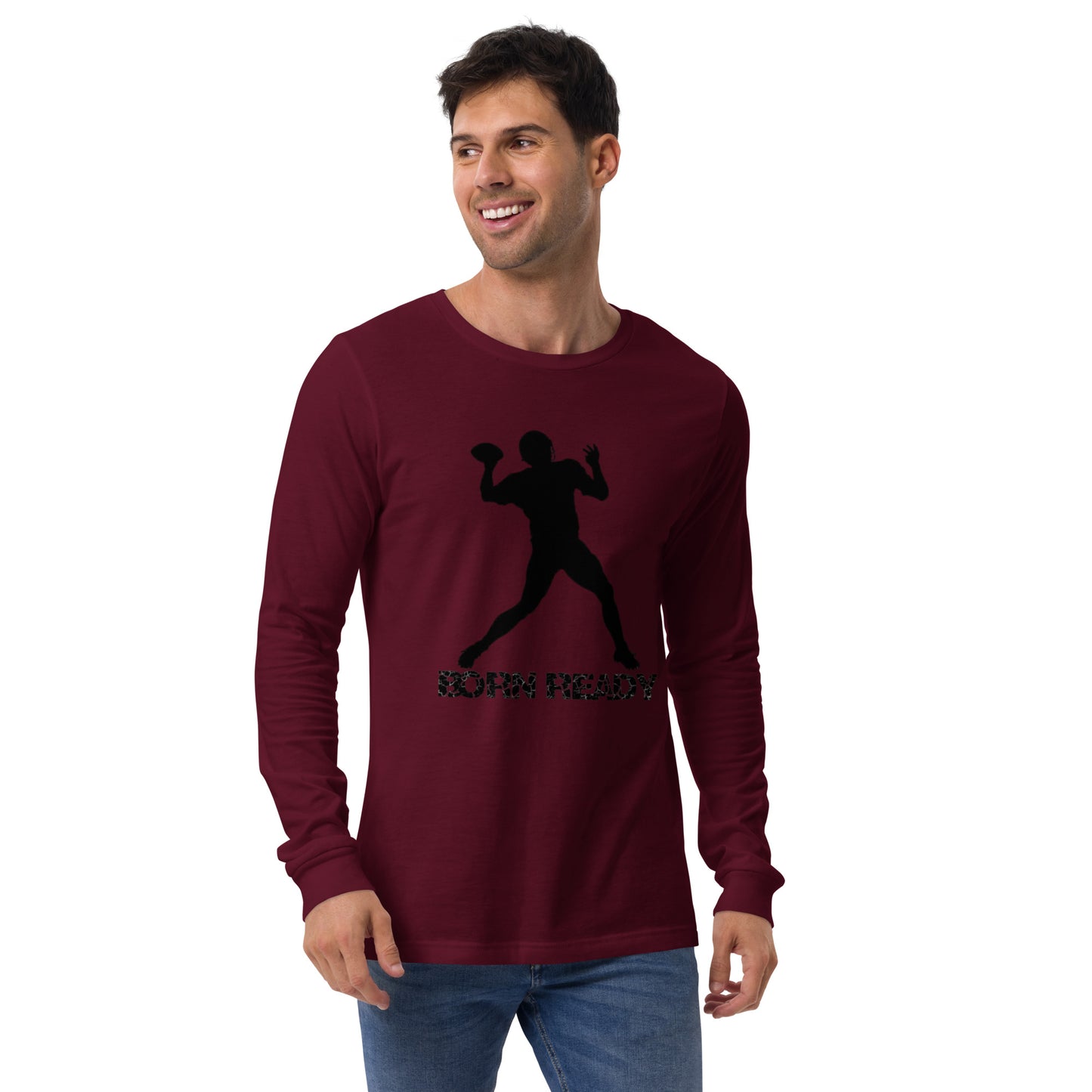 Born Ready Football Long Sleeve Tee