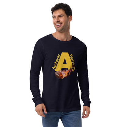 Warriors Football Long Sleeve Tee