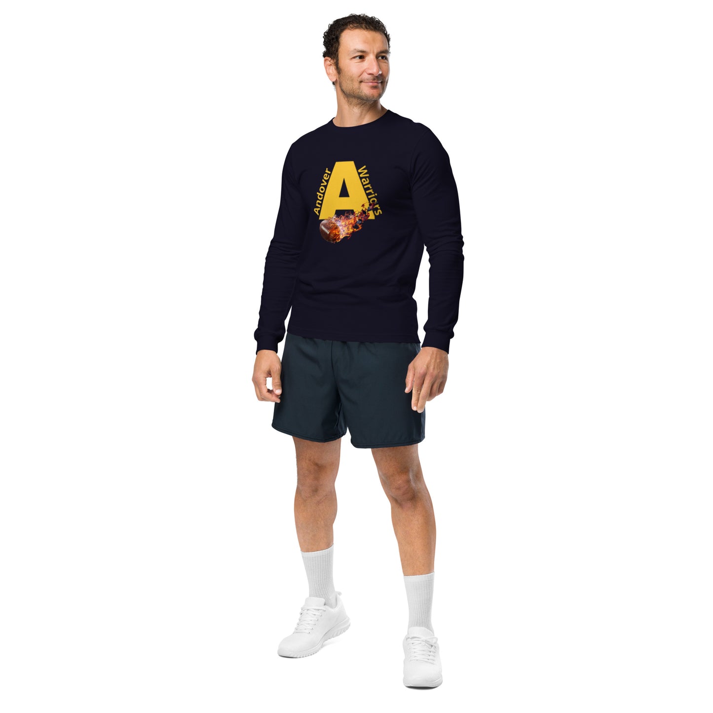 Warriors Football Long Sleeve Tee