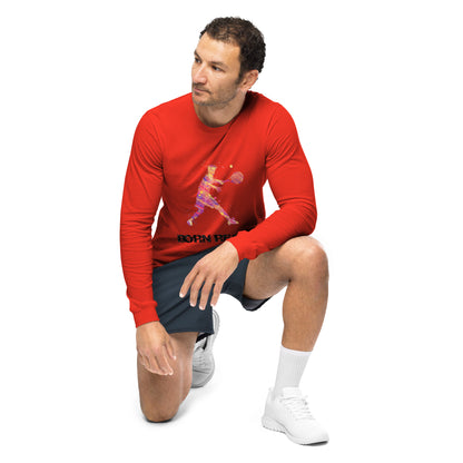 Mens Born Ready Tennis Long Sleeve Tee