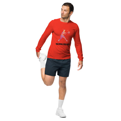 Mens Born Ready Tennis Long Sleeve Tee