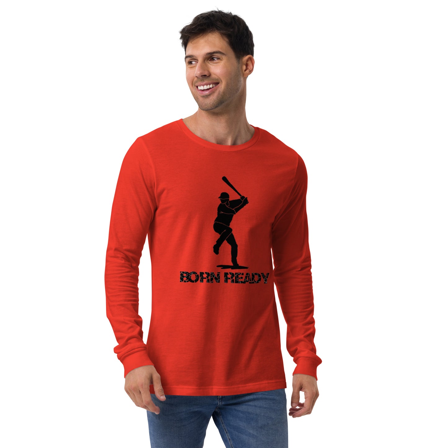 Born Ready Baseball Long Sleeve Tee