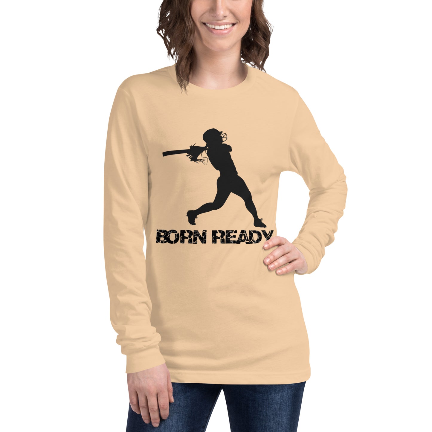 Born Ready Softball Long Sleeve Tee