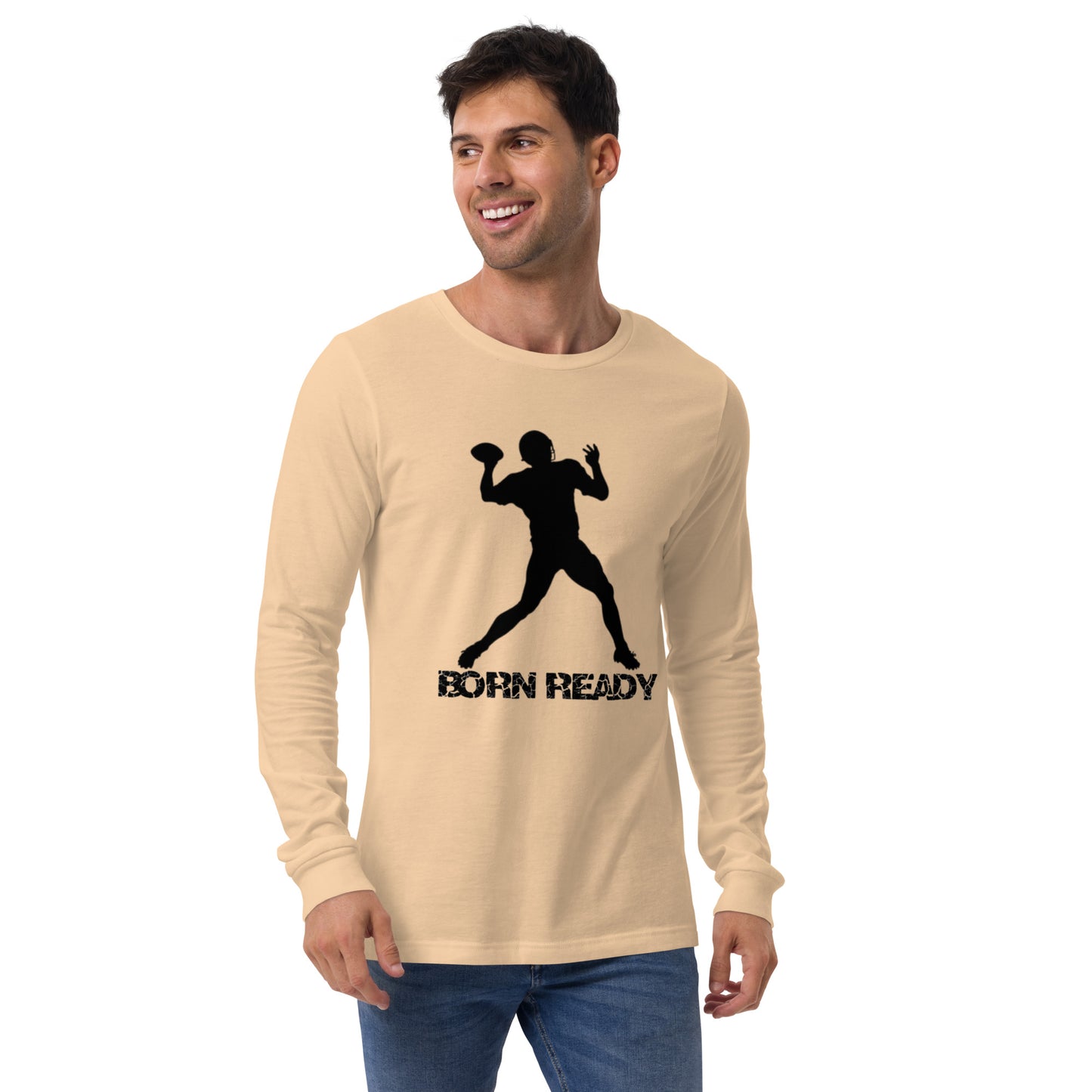 Born Ready Football Long Sleeve Tee