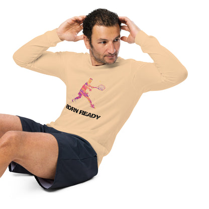 Mens Born Ready Tennis Long Sleeve Tee