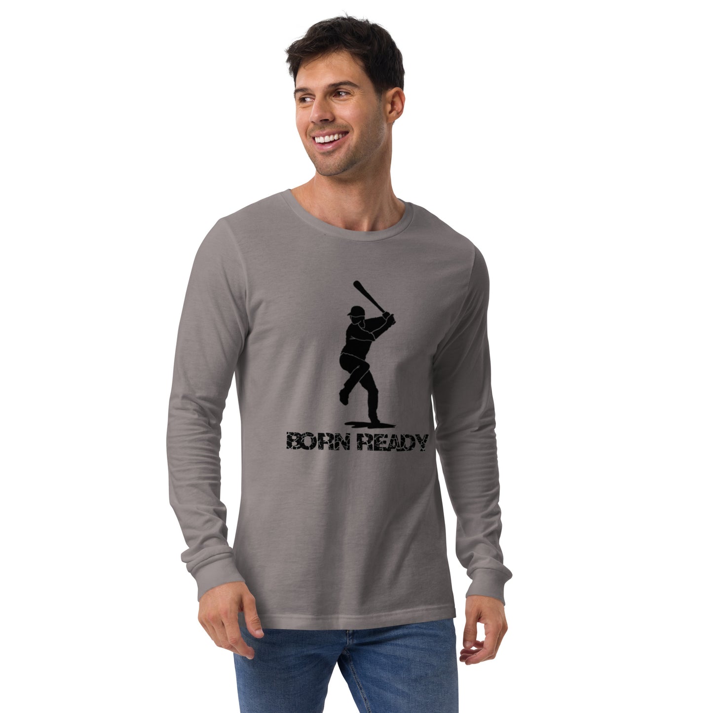 Born Ready Baseball Long Sleeve Tee