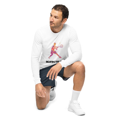 Mens Born Ready Tennis Long Sleeve Tee