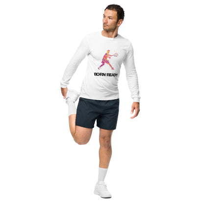 Mens Born Ready Tennis Long Sleeve Tee