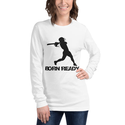 Born Ready Softball Long Sleeve Tee