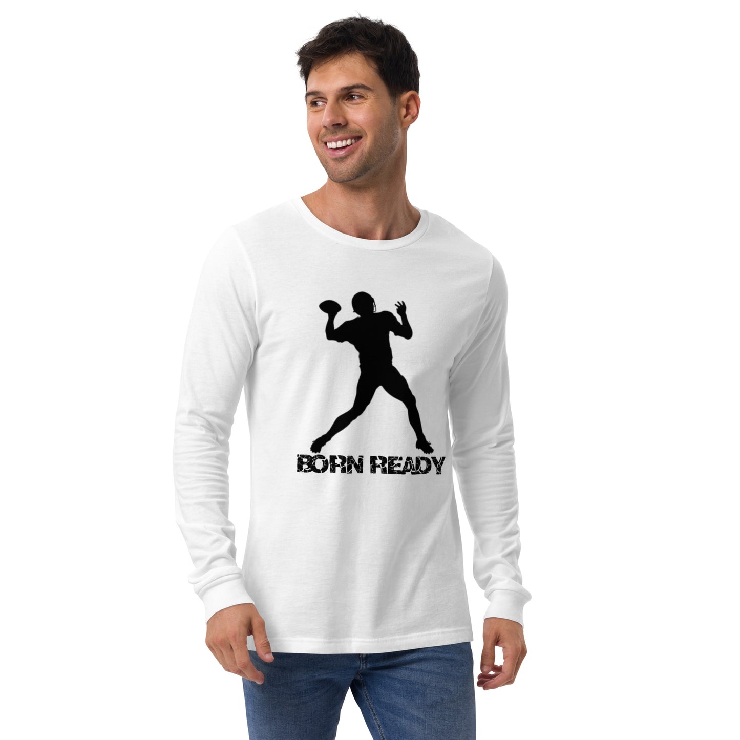 Born Ready Football Long Sleeve Tee