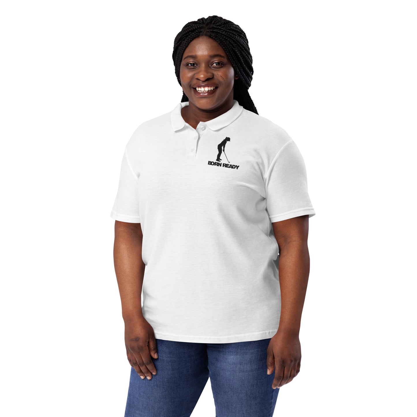 Woman’s Born Ready Golf Shirt