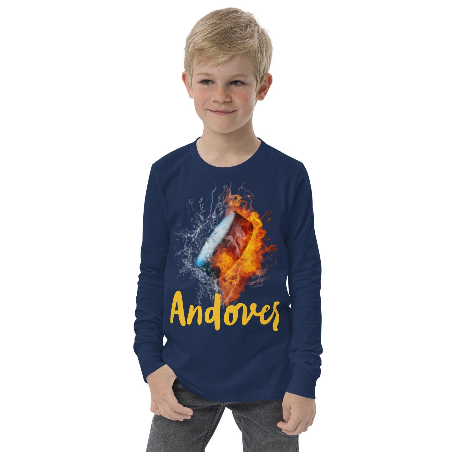 Youth Andover Hockey Long Sleeve Tee