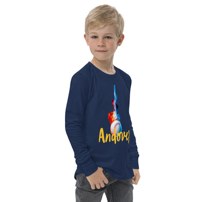 Youth Andover Baseball Long Sleeve Shirt