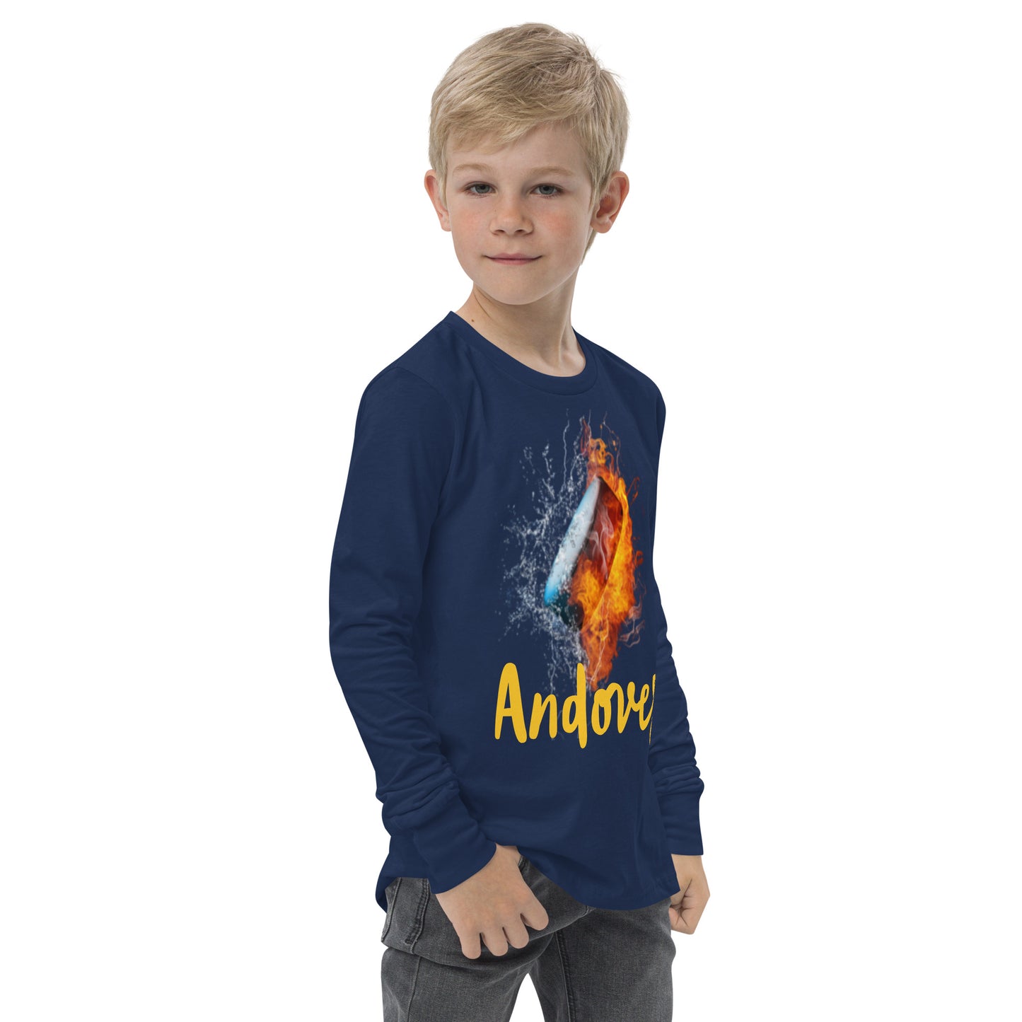 Youth Andover Hockey Long Sleeve Tee